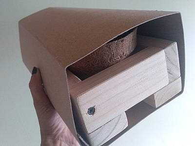 Kit para germinar un jardín de flores con soporte de madera